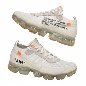 Nike Off-White Air VaporMax in White and Orange 2017 AA3831-100 Size 7 Women’s